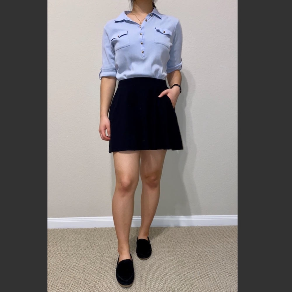 Black Skater Skirt